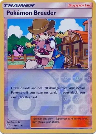Shining Legends Pokémon Breeder #63/73 reverse holo